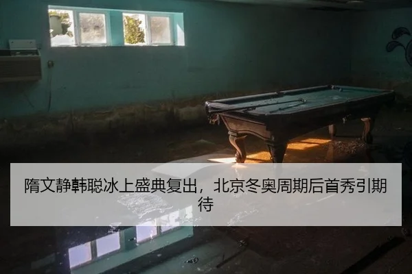 隋文静韩聪冰上盛典复出，北京冬奥周期后首秀引期待