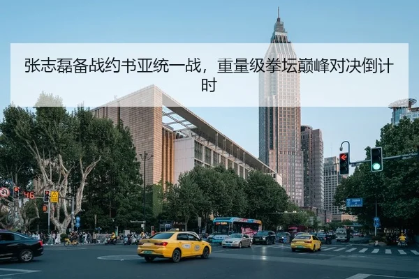 张志磊备战约书亚统一战，重量级拳坛巅峰对决倒计时